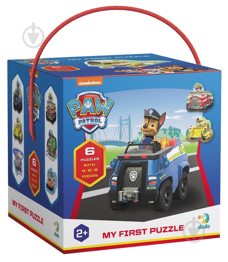 Пазли DoDo 4-6-8 елементів Paw Patrol. Готові до дії 200535 - фото 1