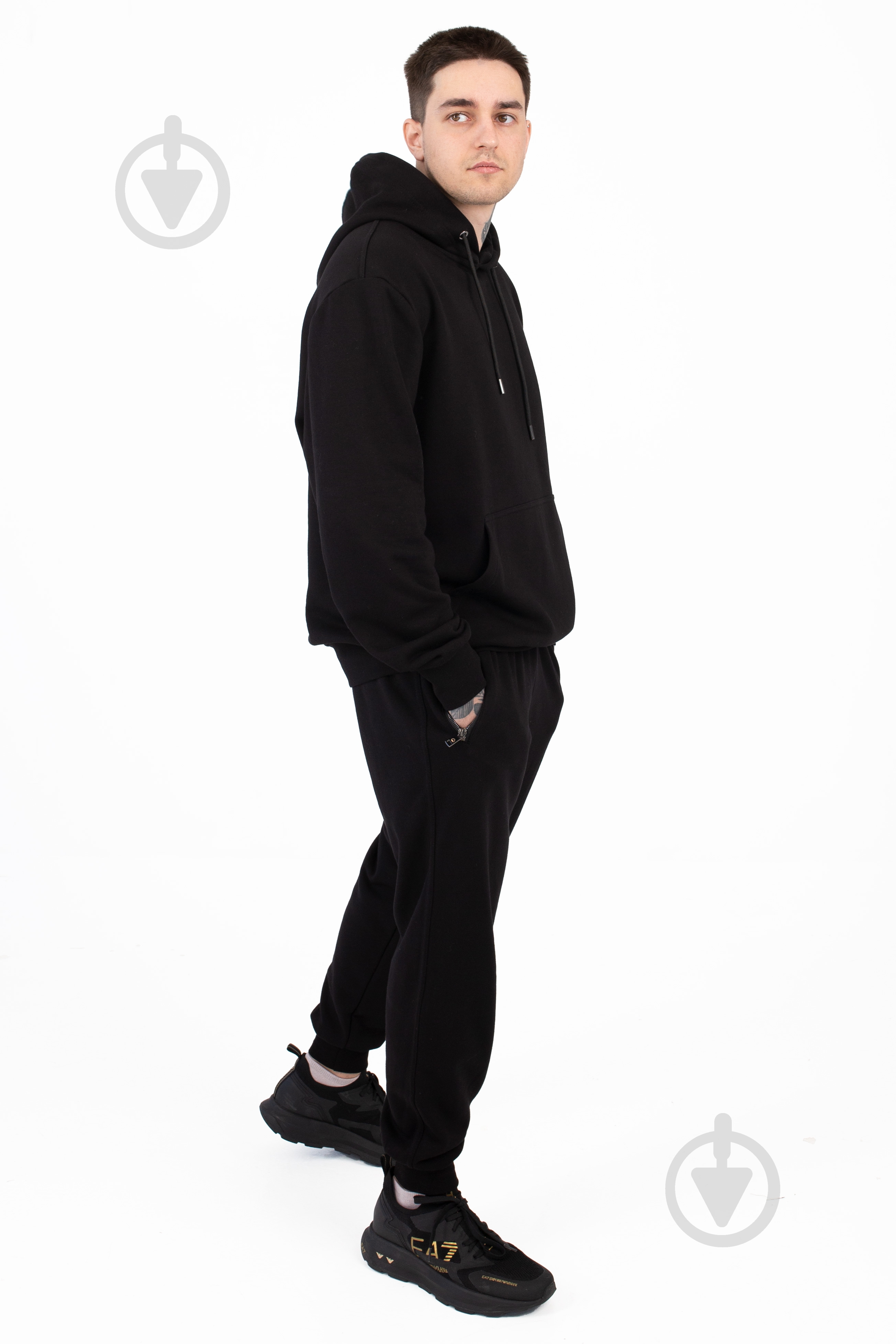 Джемпер BAVOVNA ESS HOODIE FT BVNM103-010 р.L чорний - фото 4 Джемпер BAVOVNA ESS HOODIE FT BVNM103-010 р.L чорний - фото 4