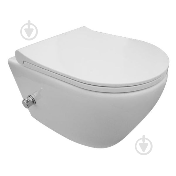 Унитаз подвесной Imprese Blanice с сиденьем slim soft-close i11777 - фото 1