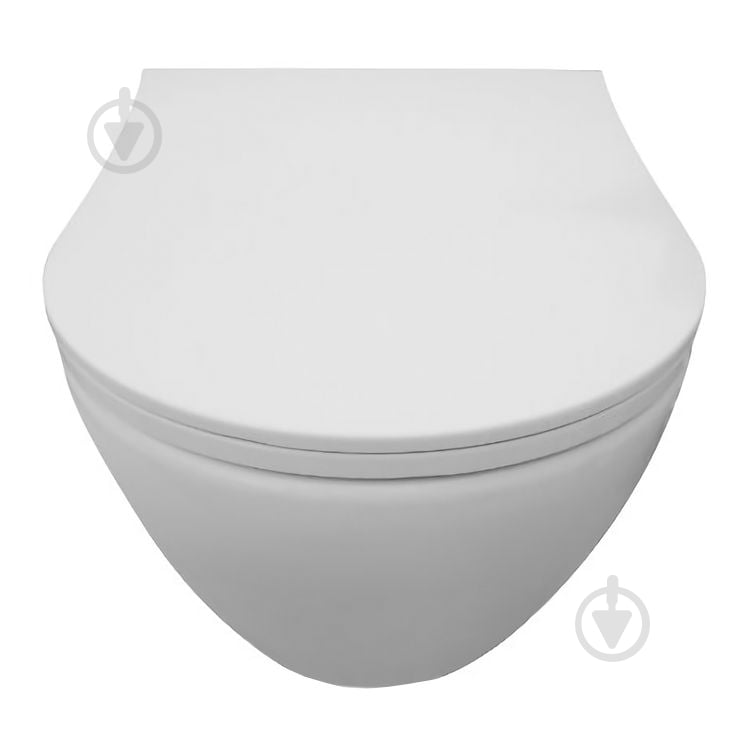 Унитаз подвесной Imprese Blanice с сиденьем slim soft-close i11777 - фото 3