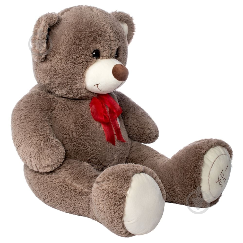 М'яка іграшка подарункова INKATOYS Ведмідь Бруно 100 см коричневий MEDV7_SU - фото 2