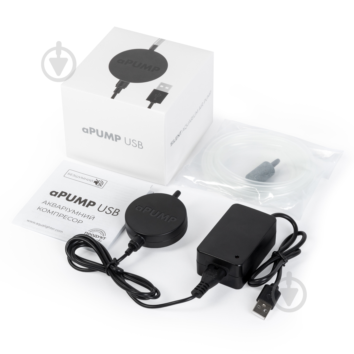 Компресор AquaLighter aPUMP для акваріумів до 100 л USB (5V) - фото 4