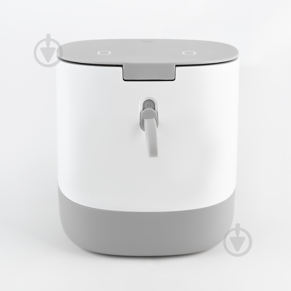 Контейнер для мусора MVM BIN-21 1,5 л белый с серым - фото 4 Контейнер для мусора MVM BIN-21 1,5 л белый с серым - фото 4