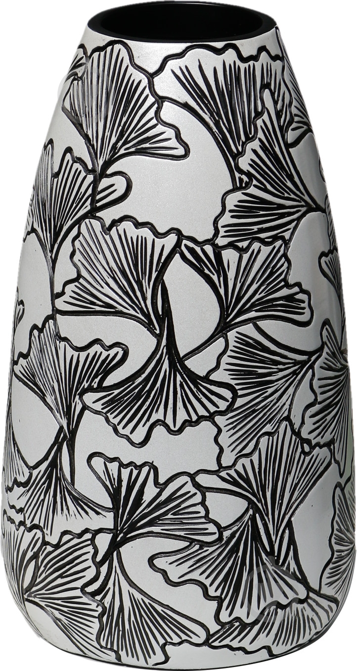 Ваза Forest 31 см 31 см чорно-біла ZSC2002-12-0425 - фото 1