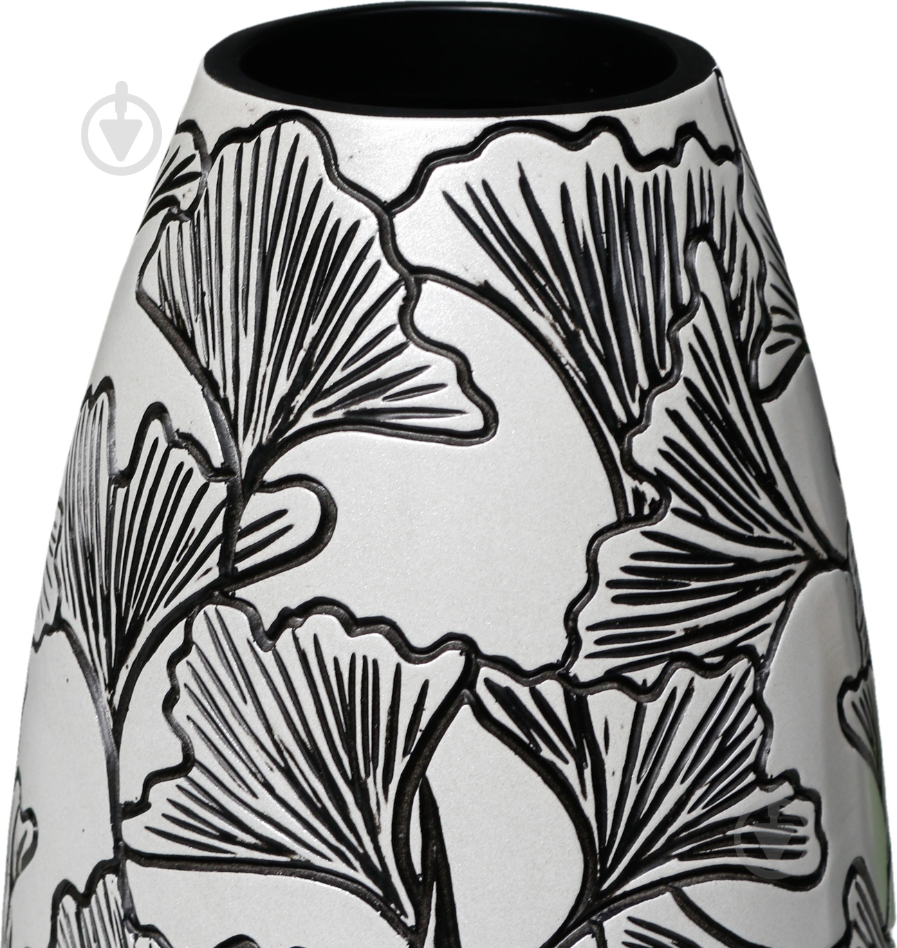 Ваза Forest 31 см 31 см чорно-біла ZSC2002-12-0425 - фото 2