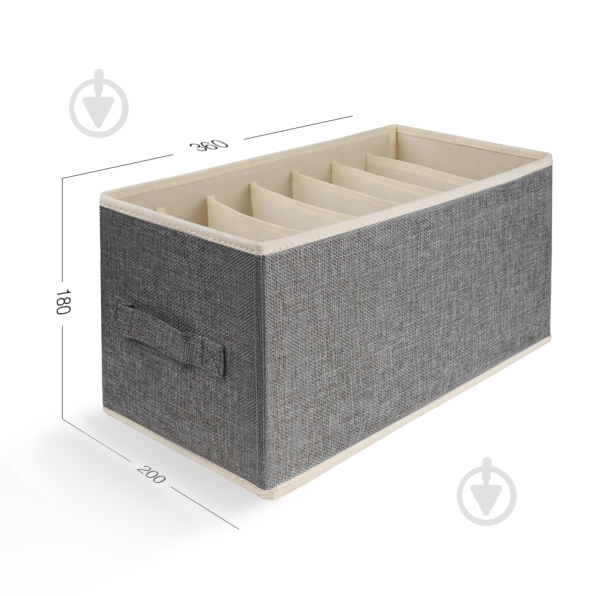Органайзер MVM TH-31-7 LIGHT GRAY 180x200x360 мм - фото 7