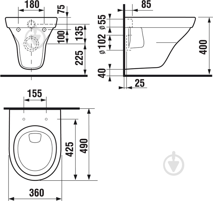 Унітаз підвісний Jika Tigo Compact - фото 2