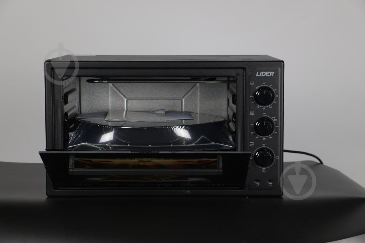 Електрична піч Lider "3623 ECO" BLACK-BLACK - фото 2