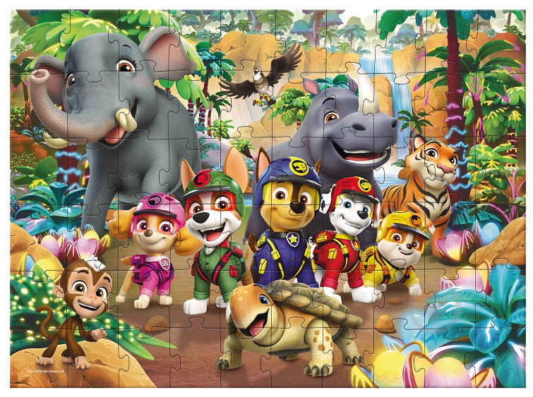 Пазл DoDo на 60 елементів Paw Patrol. Jungle Pups 200523 - фото 3 Пазл DoDo на 60 елементів Paw Patrol. Jungle Pups 200523 - фото 3