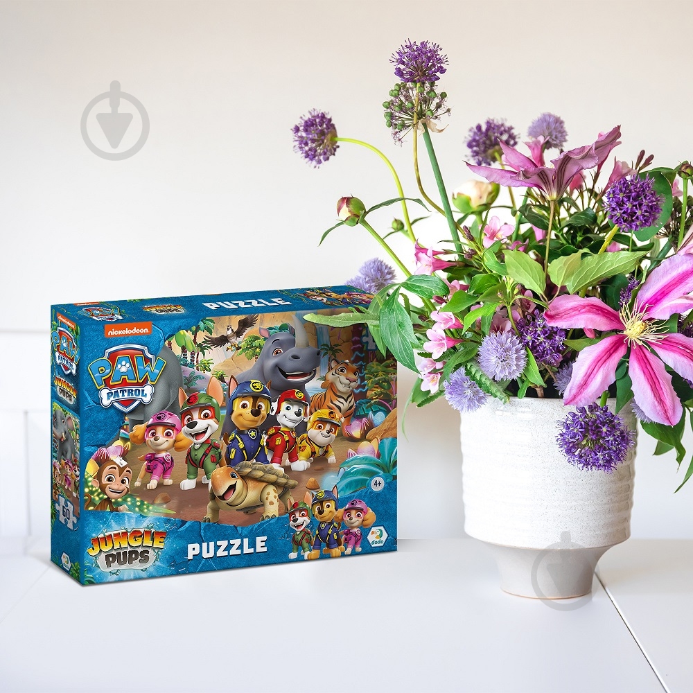 Пазл DoDo на 60 елементів Paw Patrol. Jungle Pups 200523 - фото 4 Пазл DoDo на 60 елементів Paw Patrol. Jungle Pups 200523 - фото 4