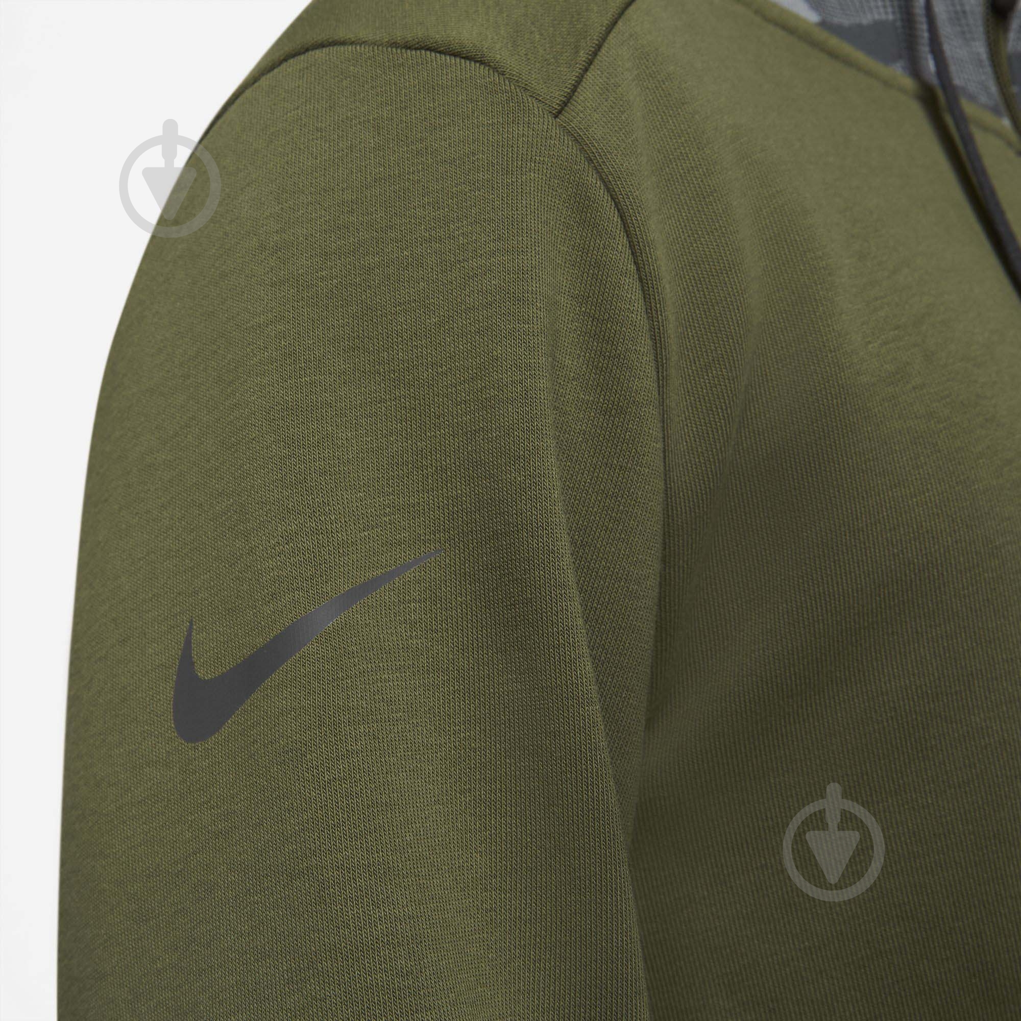 Толстовка Nike M NK DF FZ FA CAMO DD1733-326 р. XL хакі - фото 5