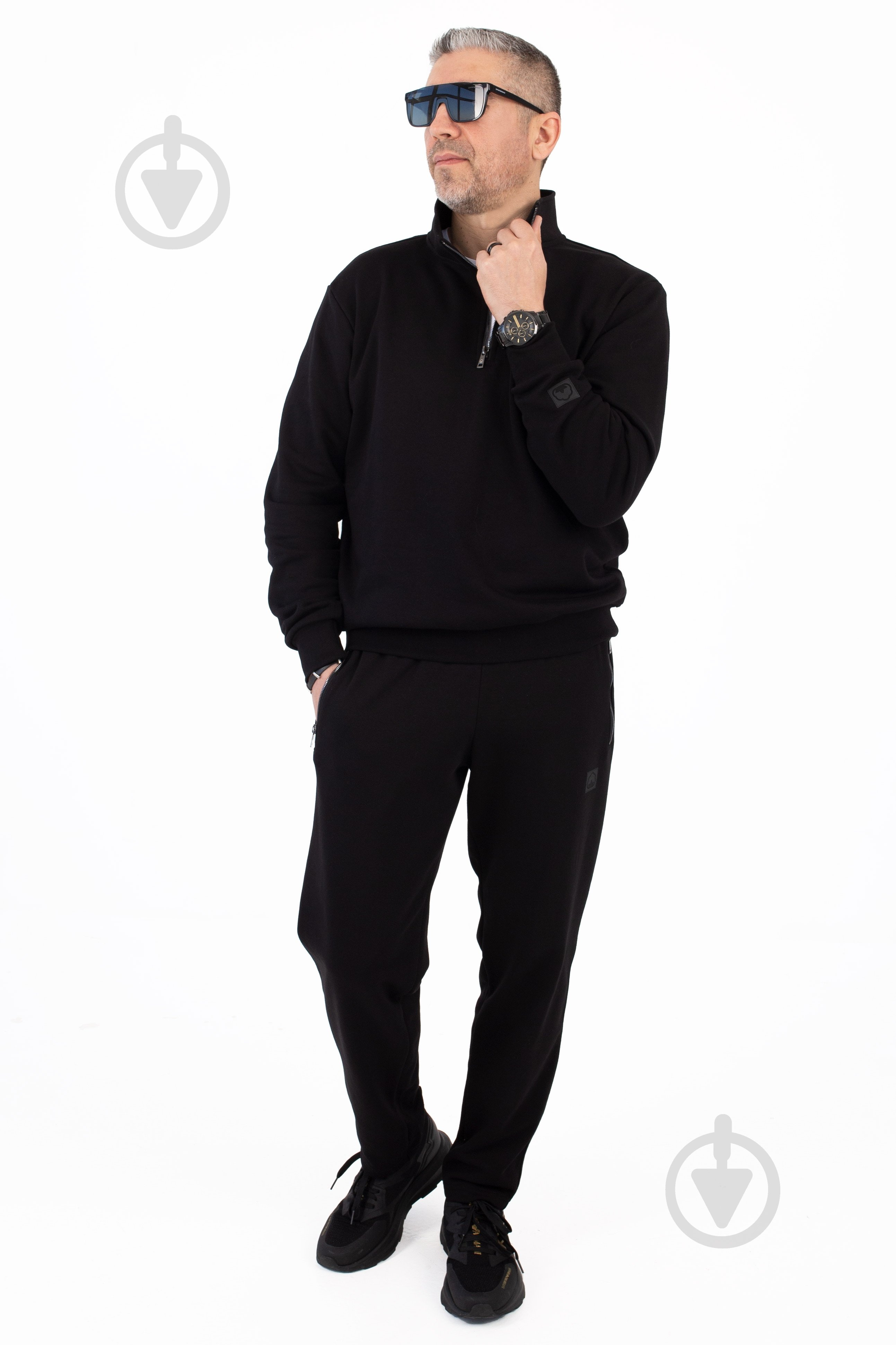 Джемпер BAVOVNA ESS HALF ZIP FT BVNM101-010 р.M чорний - фото 4 Джемпер BAVOVNA ESS HALF ZIP FT BVNM101-010 р.M чорний - фото 4