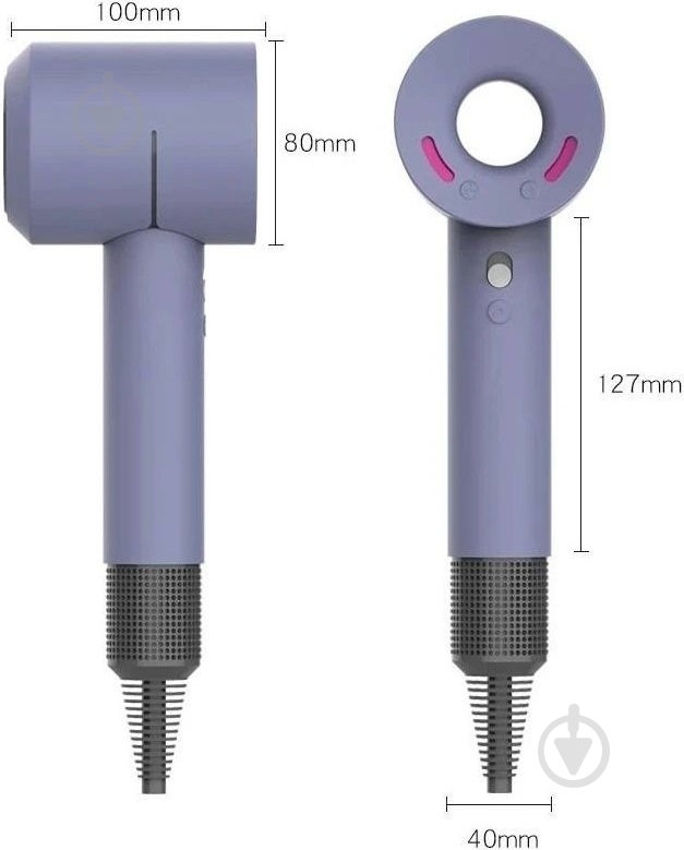Чехол MaxPro DY73 для фена Dyson Supersonic лаванда - фото 2