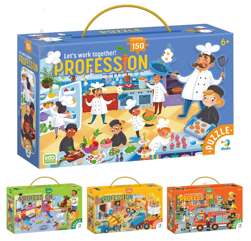 Пазл DoDo Профессии. Повар, 150 элементов 300620 - фото 3