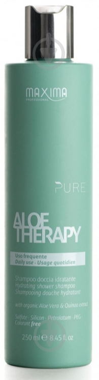 Шампунь Maxima Мягкий увлажняющий для ежедневного использования Aloe Therapy 250 мл - фото 1