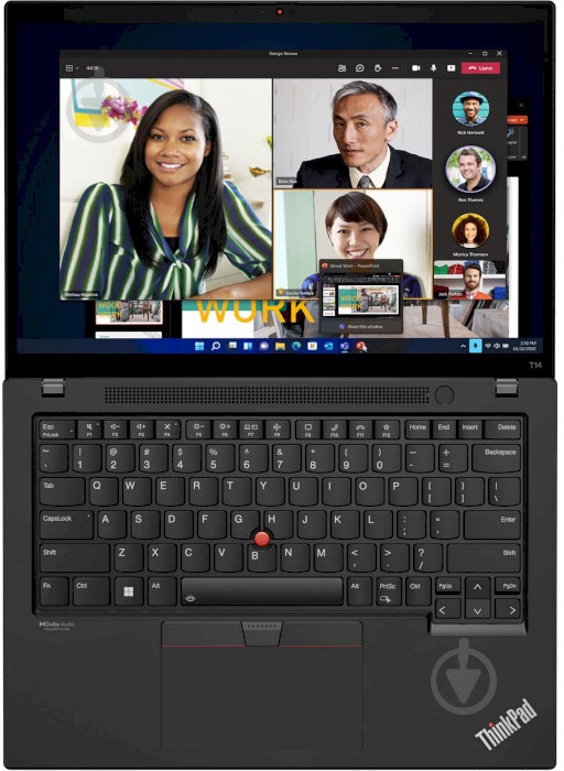 Ноутбук Lenovo ThinkPad T14 Gen 3 14" (21CF005BRA) thunder black - фото 2