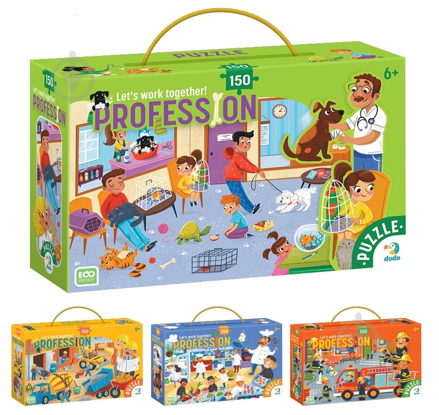 Пазл DoDo Профессии. Ветеринар, 150 элементов 300621 - фото 3 Пазл DoDo Профессии. Ветеринар, 150 элементов 300621 - фото 3