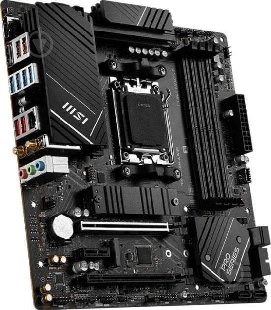 Материнская плата MSI PRO B650M-A WIFI (Socket AM5, AMD B650, micro ATX) - фото 3 Материнская плата MSI PRO B650M-A WIFI (Socket AM5, AMD B650, micro ATX) - фото 3