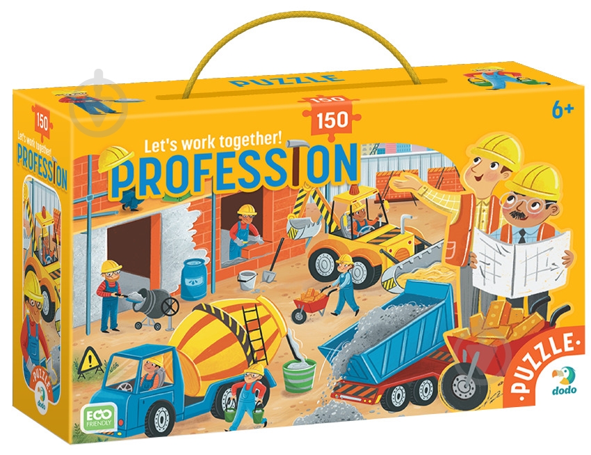 Пазл DoDo Профессии. Строитель, 150 элементов 300623 - фото 1 Пазл DoDo Профессии. Строитель, 150 элементов 300623 - фото 1