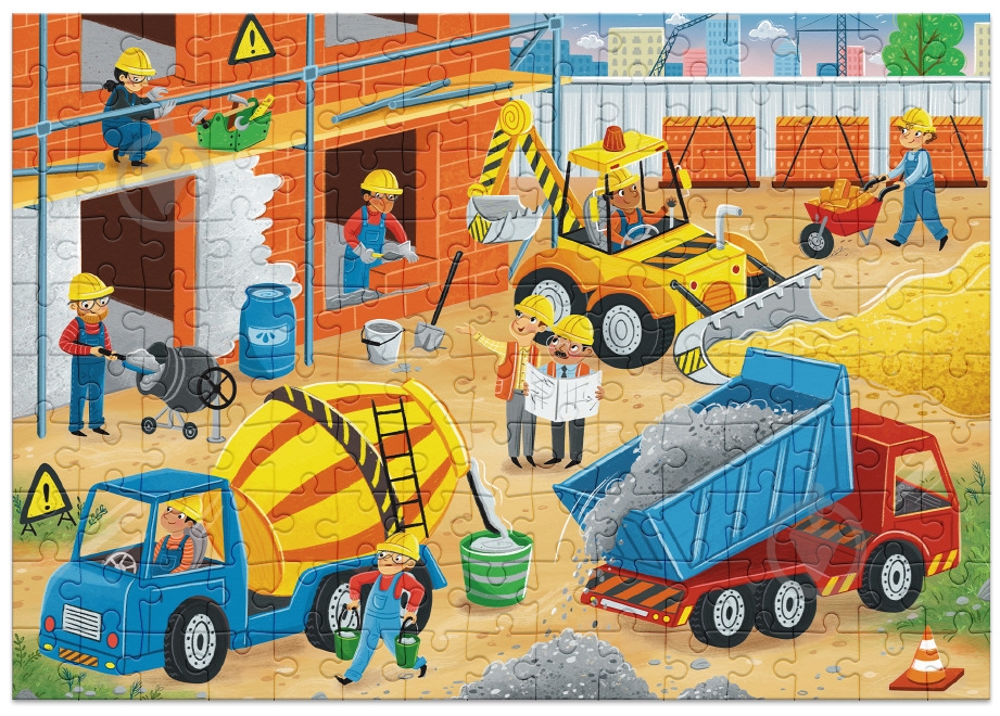 Пазл DoDo Профессии. Строитель, 150 элементов 300623 - фото 4 Пазл DoDo Профессии. Строитель, 150 элементов 300623 - фото 4