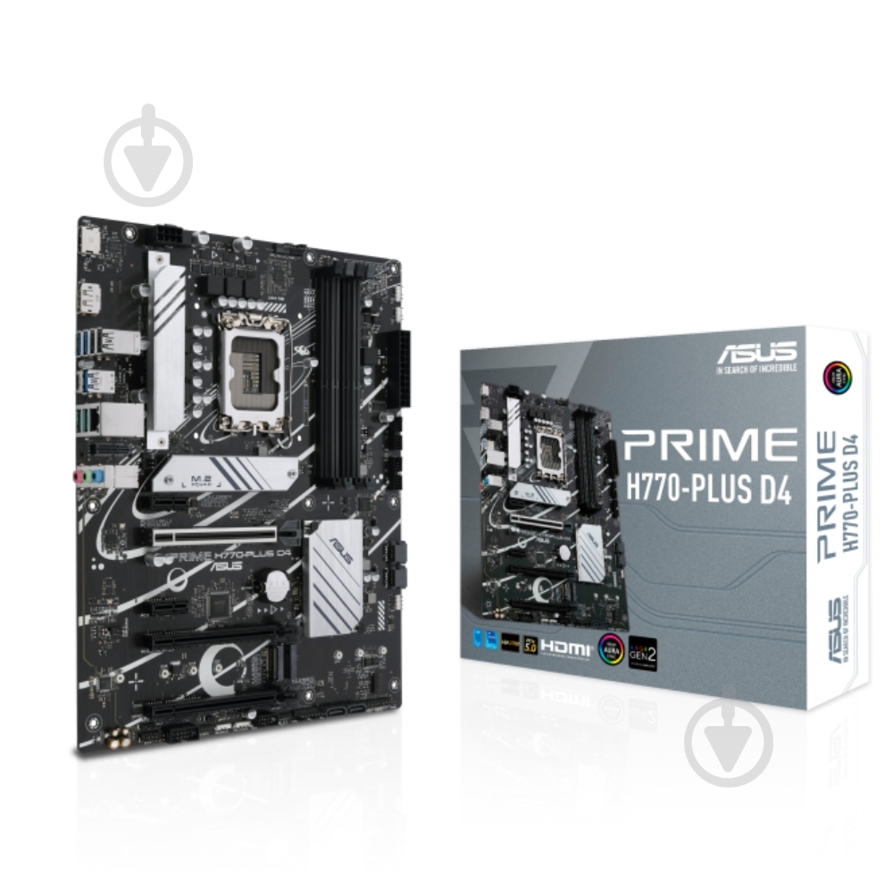 Материнская плата Asus PRIME H770-PLUS D4 (Socket 1700, Intel H770, ATX) - фото 5 Материнская плата Asus PRIME H770-PLUS D4 (Socket 1700, Intel H770, ATX) - фото 5