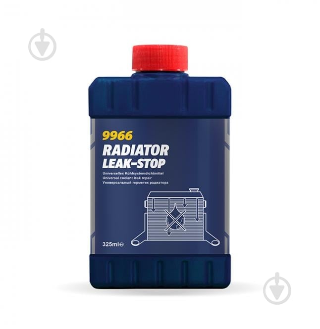 Герметик системы охлаждения Mannol Radiator Leak-Stop 9966 250 мл - фото 2 Герметик системы охлаждения Mannol Radiator Leak-Stop 9966 250 мл - фото 2