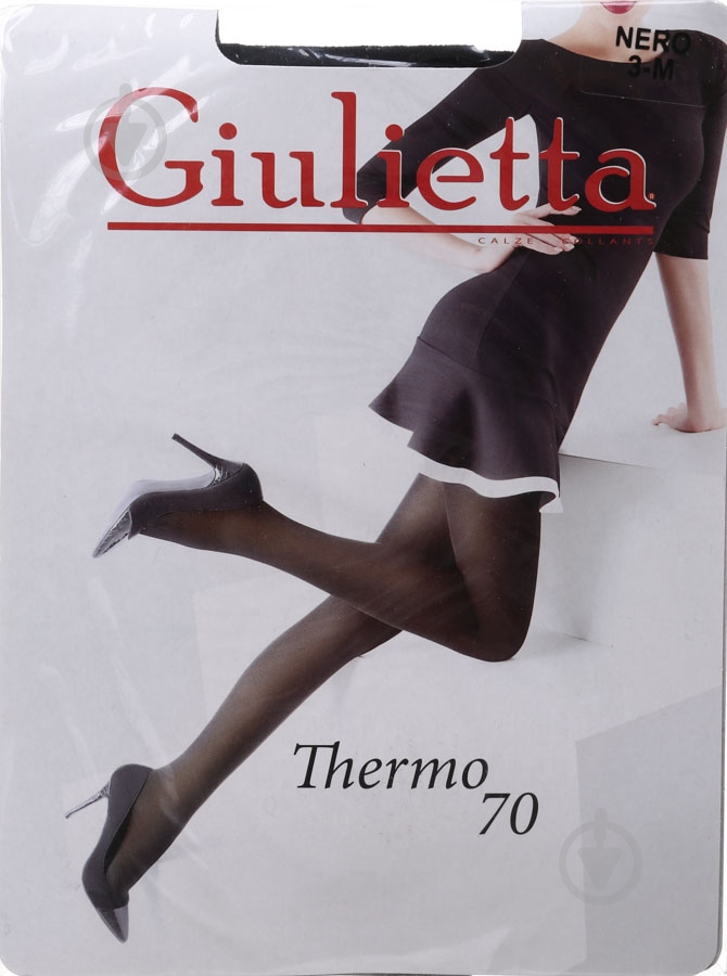 Колготки Giulietta THERMO 70 den 3 черный - фото 1