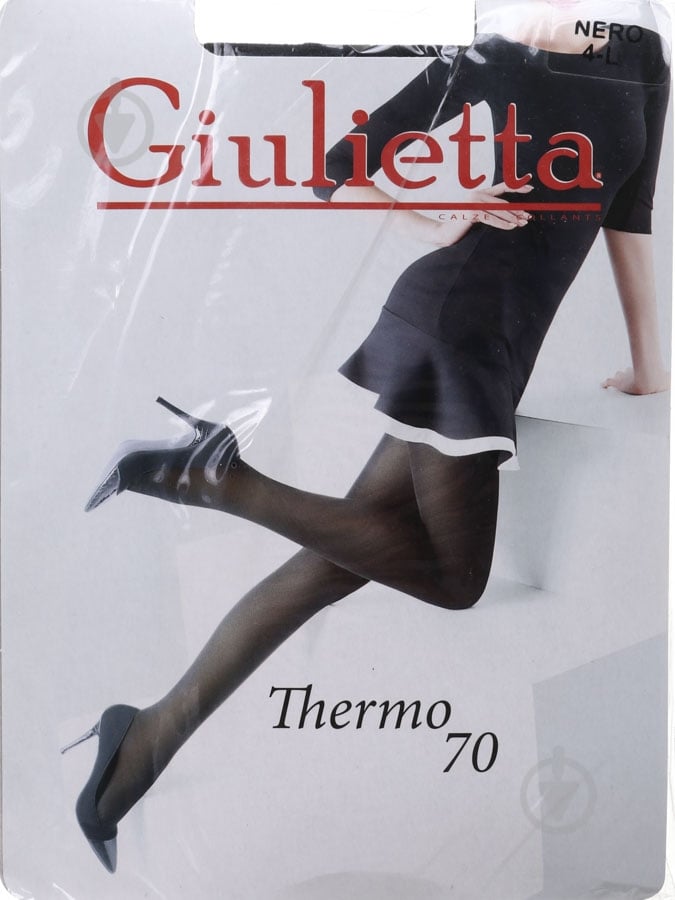 Колготки Giulietta THERMO 70 den 4 черный - фото 1