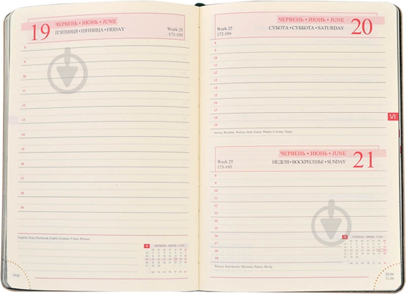 Щоденник недатований зелений лінія Leo Planner Destiny A5 251842 - фото 5