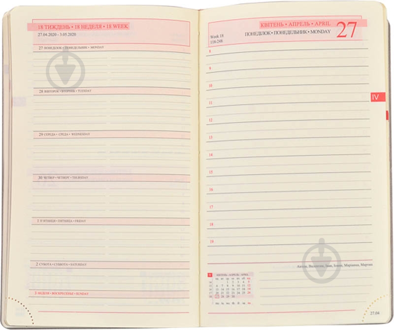 Щоденник недатований коричневий лінія Leo Planner Destiny A5 251844 - фото 5