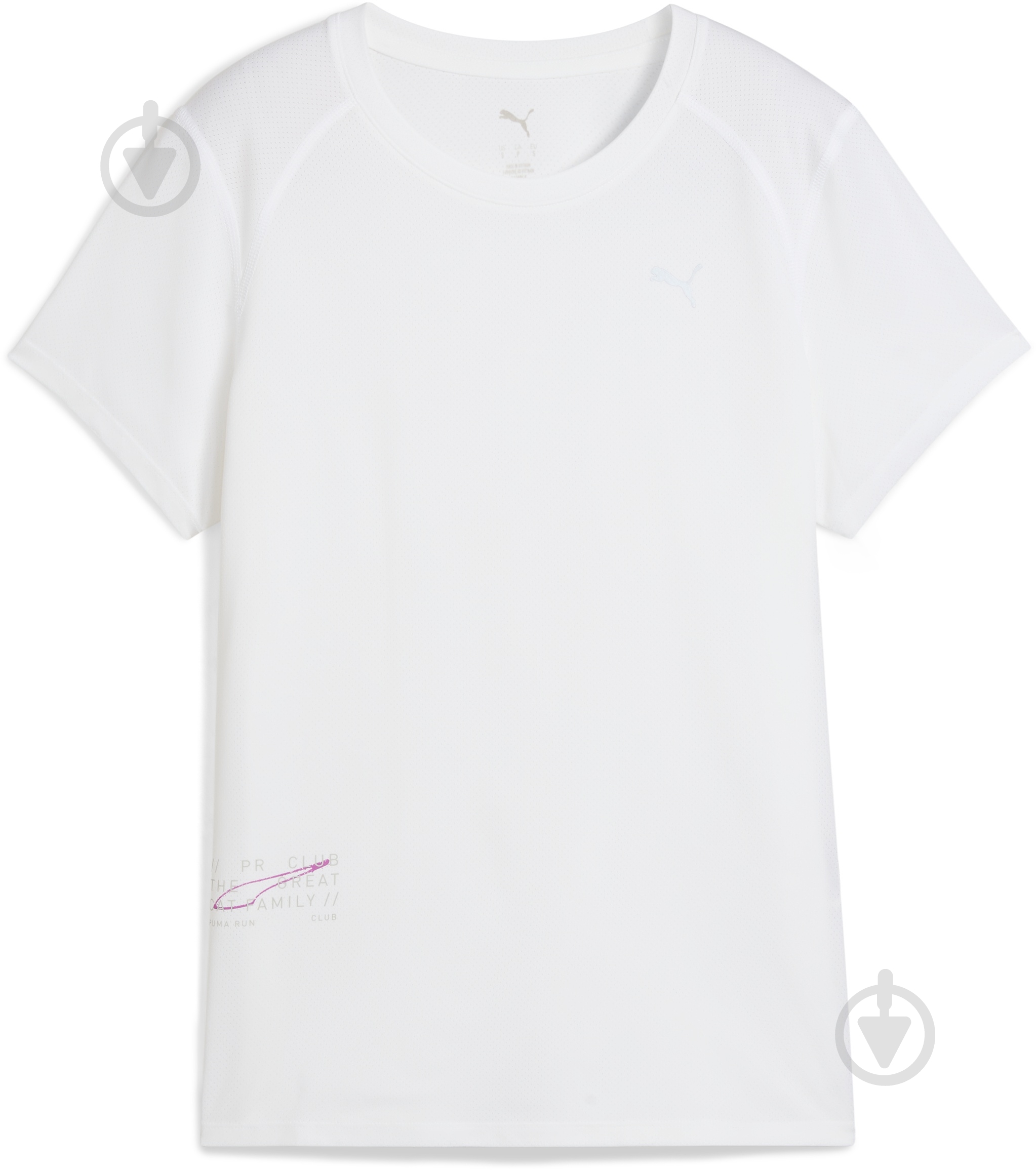 Футболка Puma W RUN GRAPHIC MESH TEE? 52665902 р.XS белый - фото 1 Футболка Puma W RUN GRAPHIC MESH TEE? 52665902 р.XS белый - фото 1