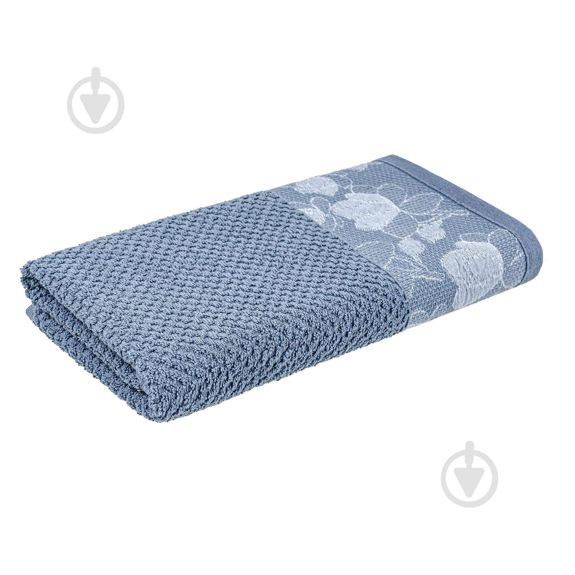 Полотенце махровое Адель 50x90 см голубой Homeline - фото 1 Полотенце махровое Адель 50x90 см голубой Homeline - фото 1