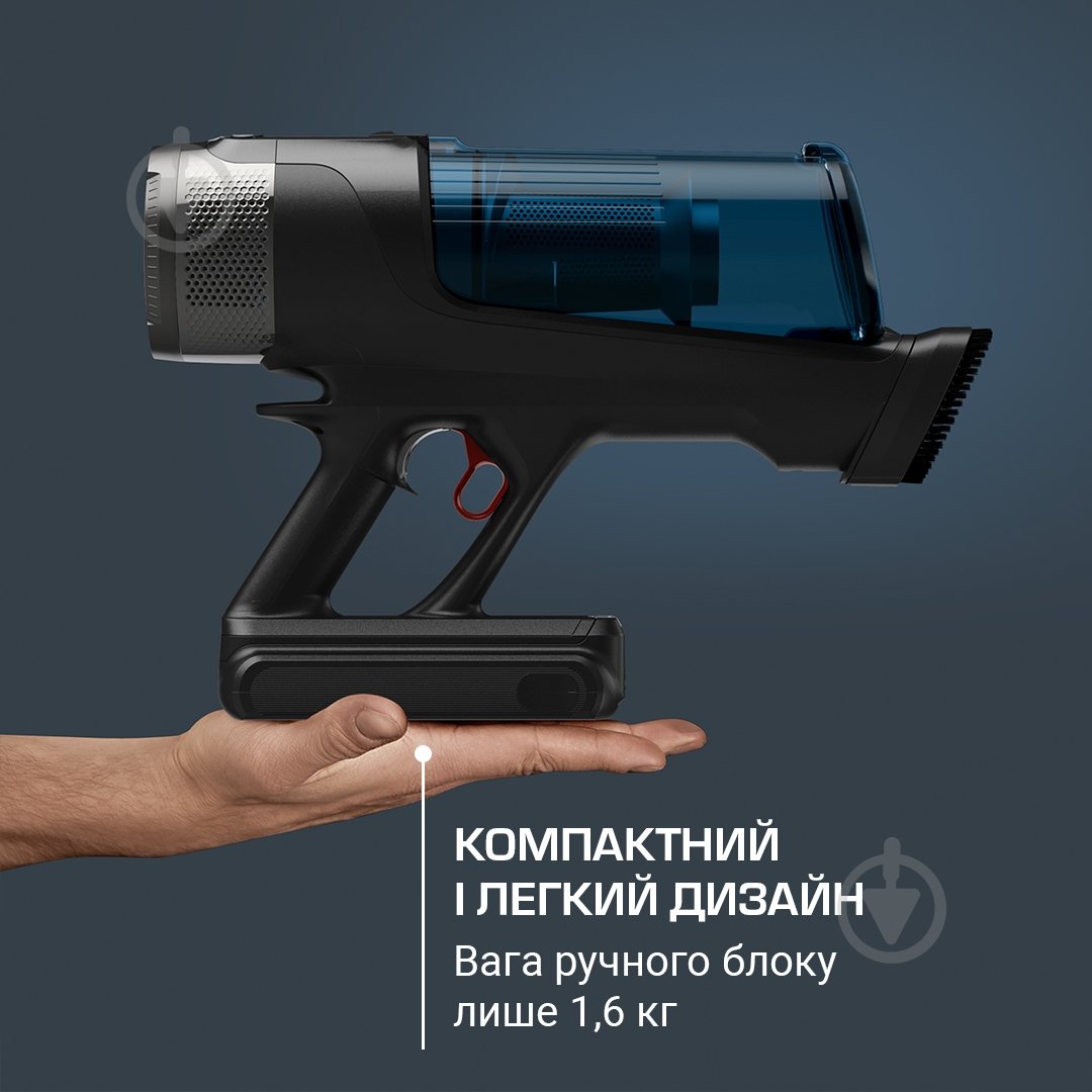 Пылесос аккумуляторный Rowenta X-Force Flex 12.60 Neo Allergy Aqua RH9LC1WO blue - фото 8 Пылесос аккумуляторный Rowenta X-Force Flex 12.60 Neo Allergy Aqua RH9LC1WO blue - фото 8