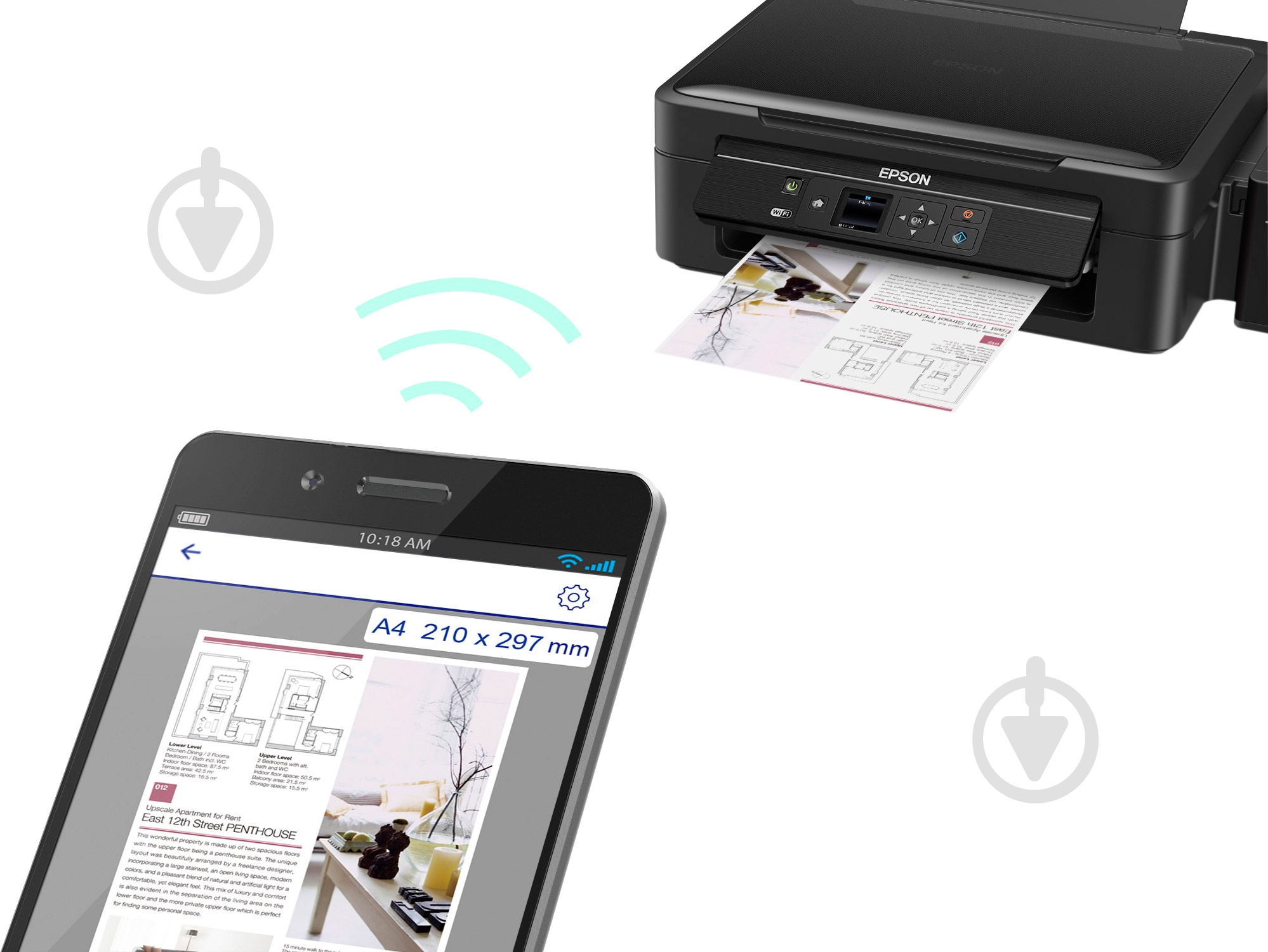 МФУ Epson L486 А4 (C11CF45403) - фото 5