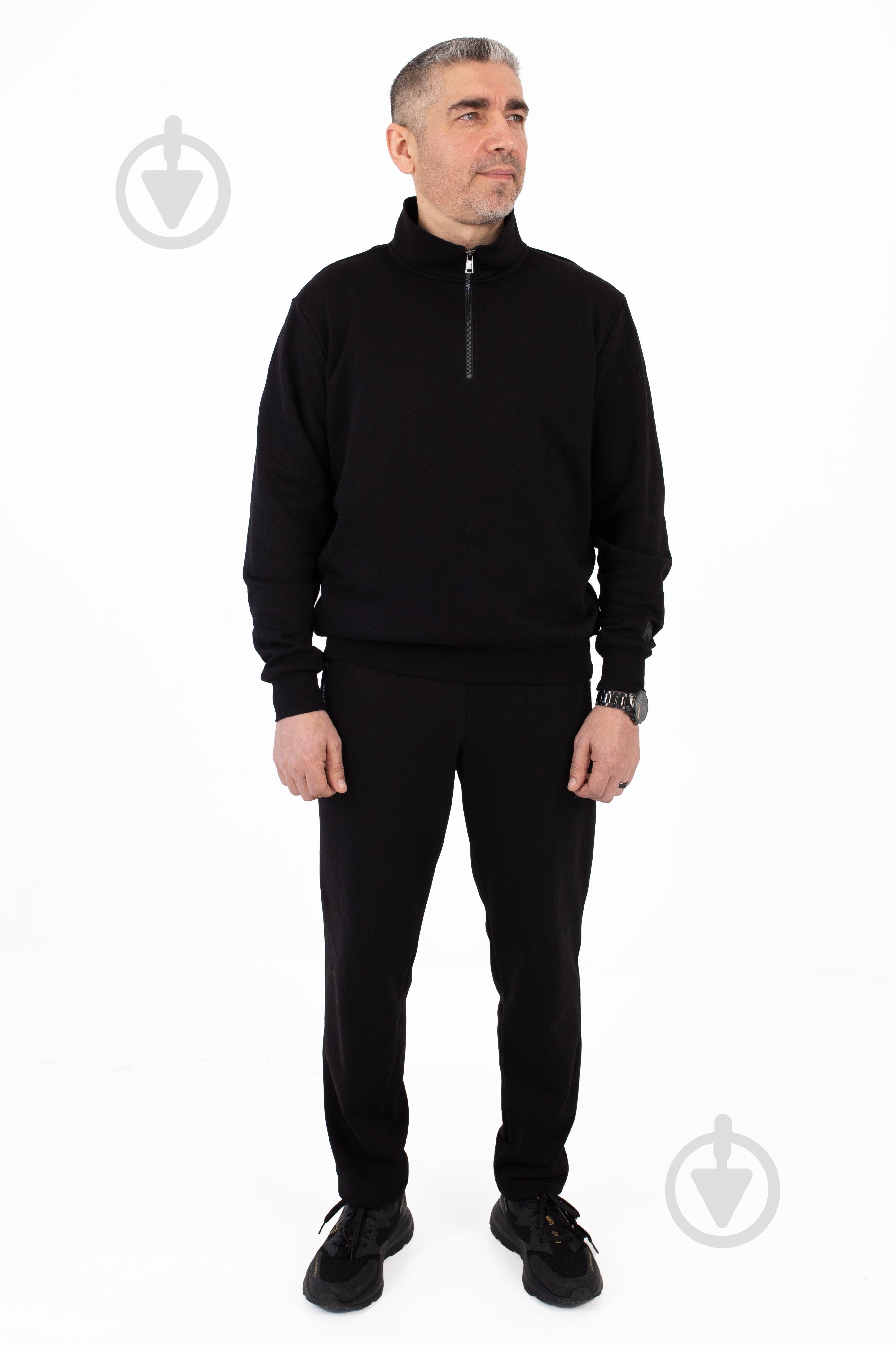 Джемпер BAVOVNA ESS HALF ZIP FT BVNM101-010 р.XL чорний - фото 7