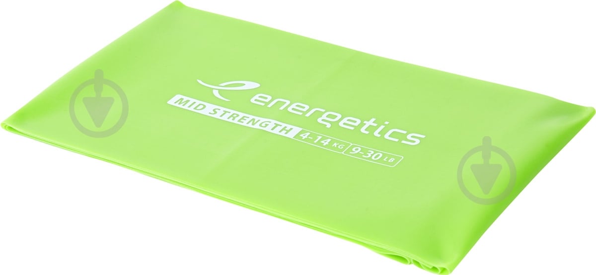 Резинка для фітнесу Energetics Fit Band 175cm 1.0 зелена 410580-743 зелений із білим - фото 2