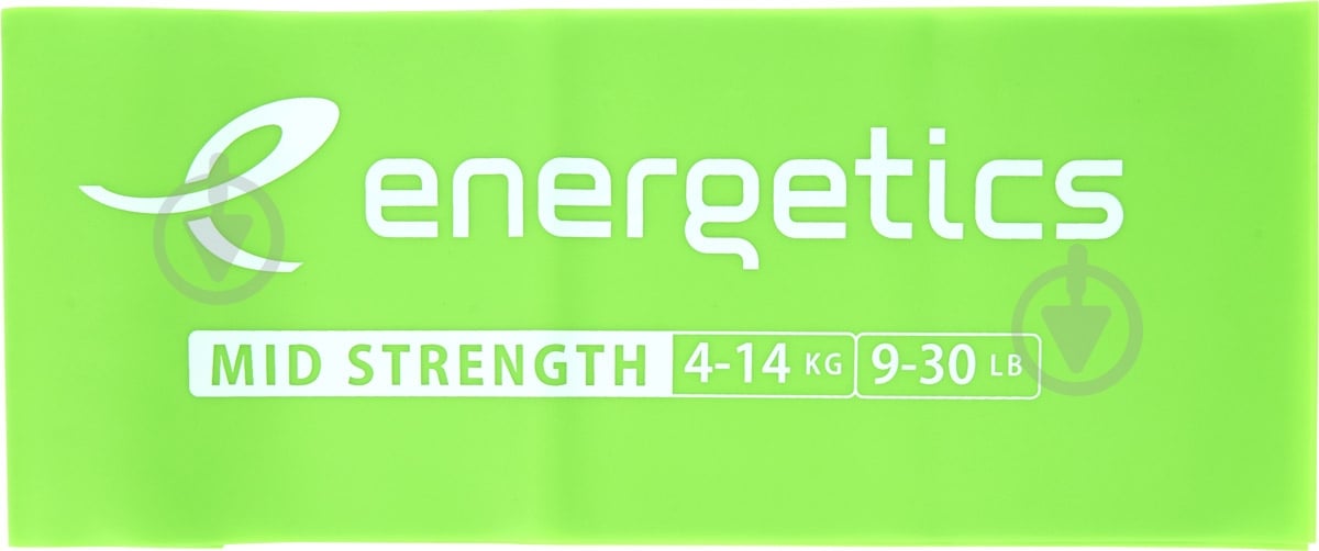 Резинка для фітнесу Energetics Fit Band 175cm 1.0 зелена 410580-743 зелений із білим - фото 1