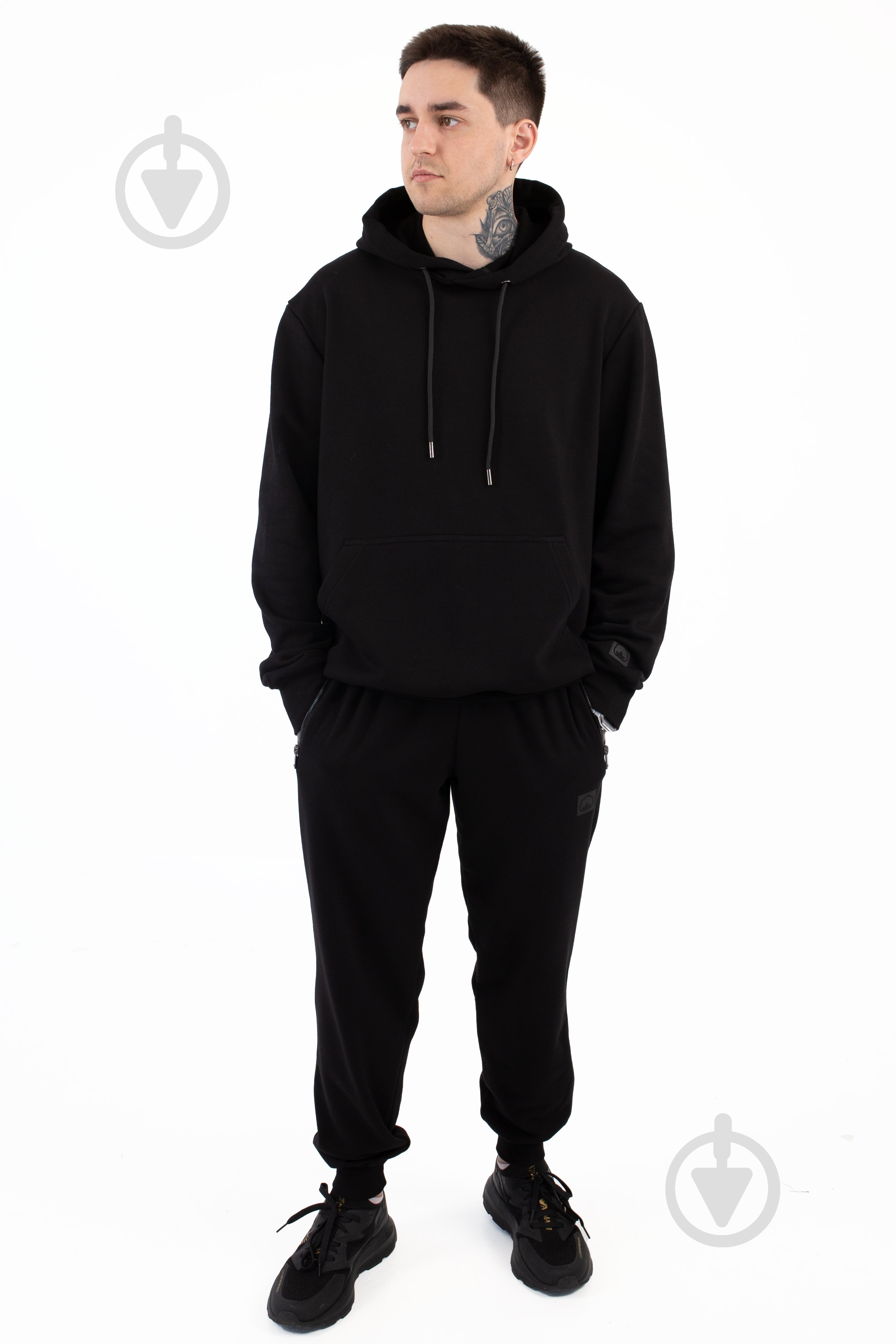 Джемпер BAVOVNA ESS HOODIE FT BVNM103-010 р.XL чорний - фото 3