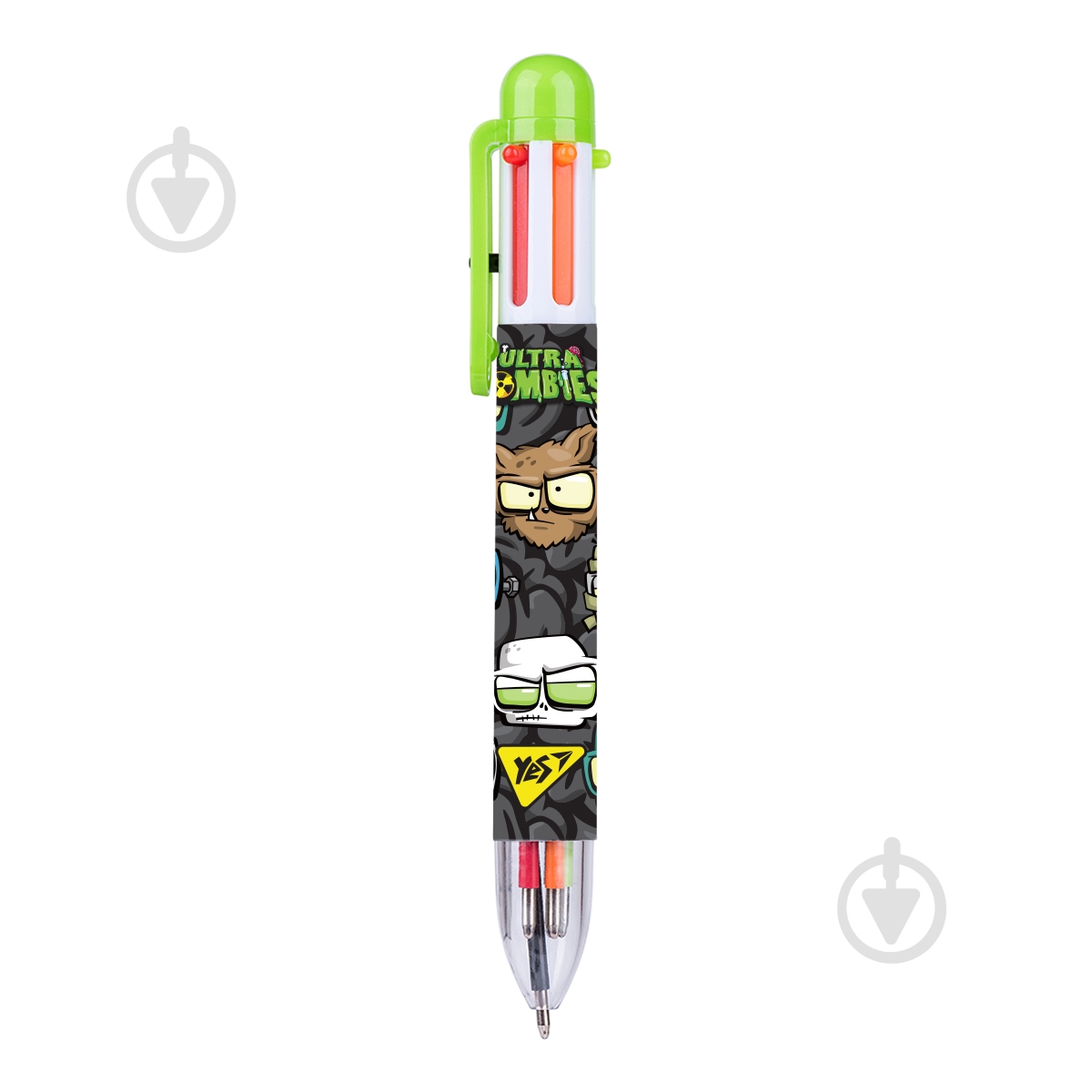 Ручка кулькова YES Zombie 1,0 мм 6 кольорів 412048 - фото 1 Ручка кулькова YES Zombie 1,0 мм 6 кольорів 412048 - фото 1