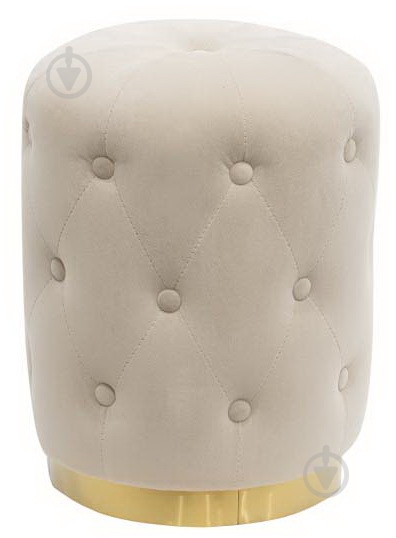 Пуф Чарлі 360х360х470 мм бежевий - фото 1