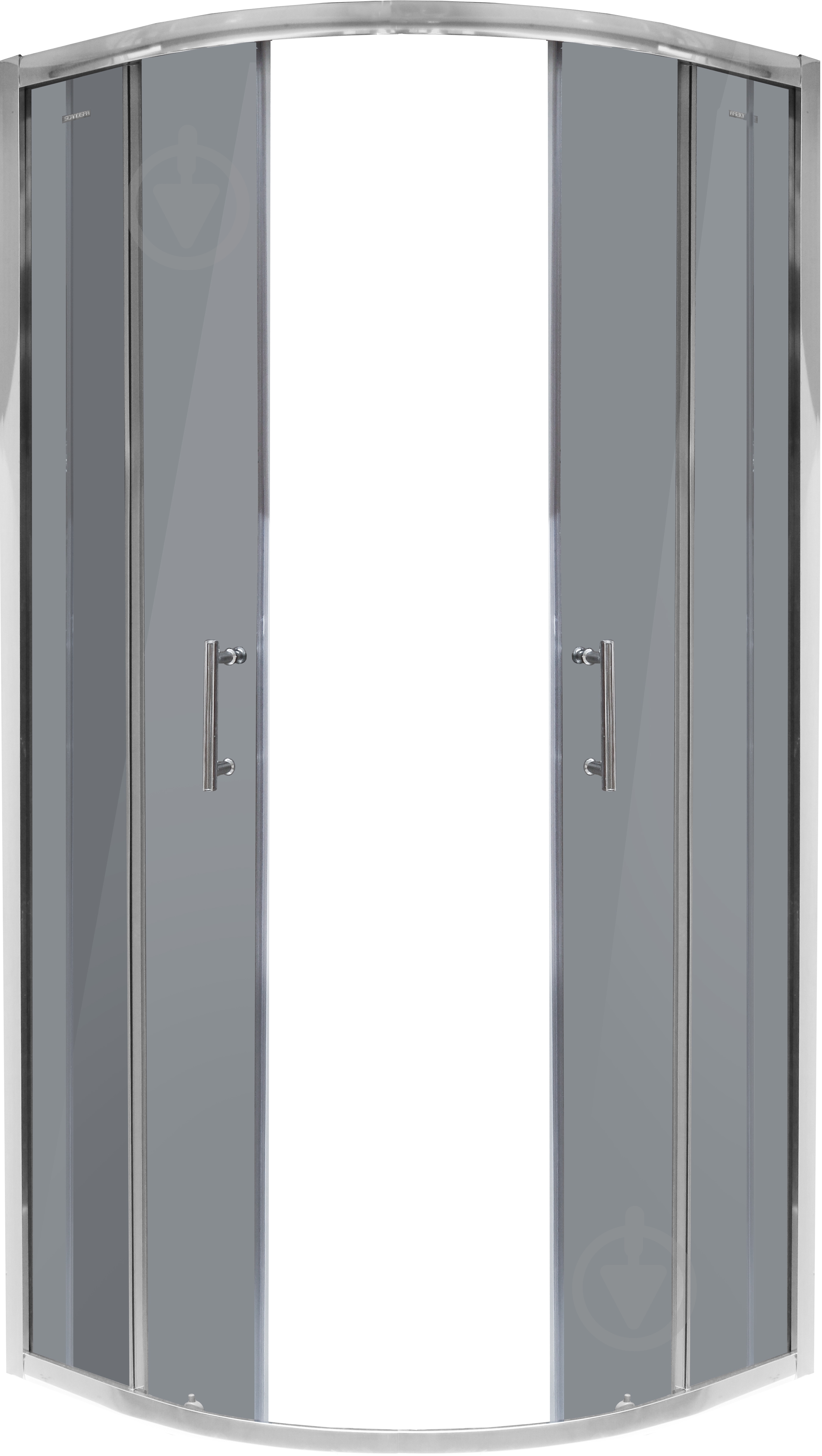 Душевая кабина ScandiSPA Smart 80x80 профиль хром, стекло серое - фото 1 Душевая кабина ScandiSPA Smart 80x80 профиль хром, стекло серое - фото 1