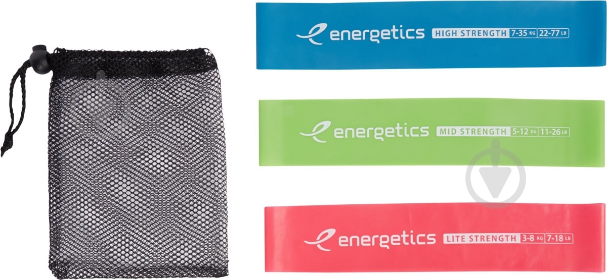 Набір Energetics Mini Bands Set 1.0 410590-900251 різнокольоровий - фото 1