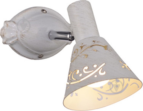 Спот Victoria Lighting 1x40 Вт E14 белый FLORA/PL1 white - фото 1