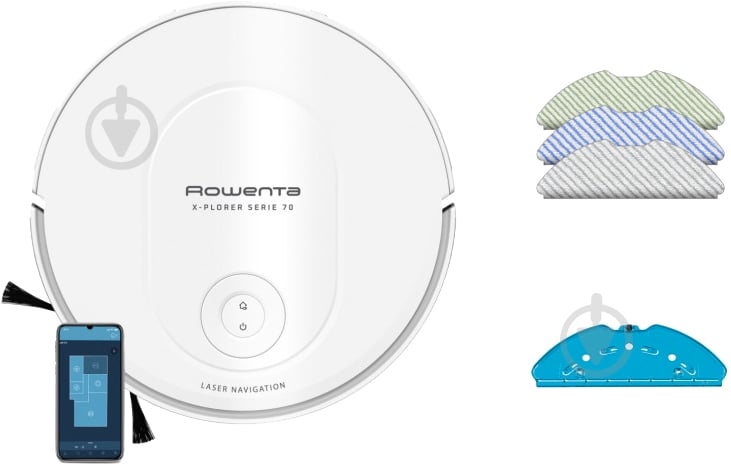 Робот-пылесос Rowenta X-PLORER Serie 70 Total Care RR8477WH white - фото 1