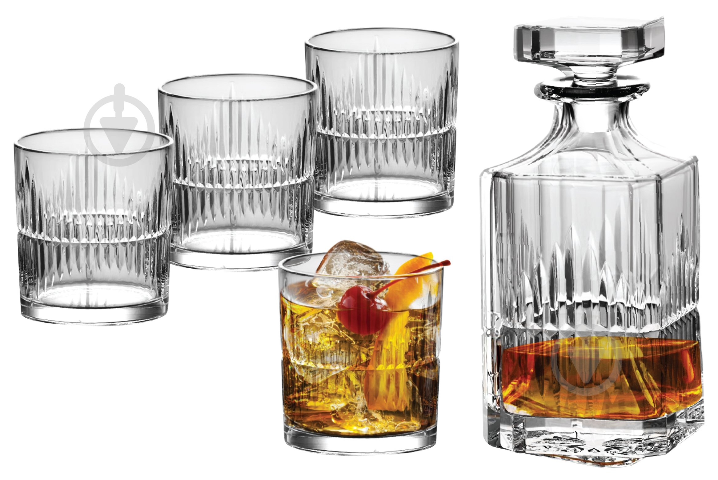 Набор для виски Maxmark Lines MK-GT1113 300 мл 5 шт. - фото 2