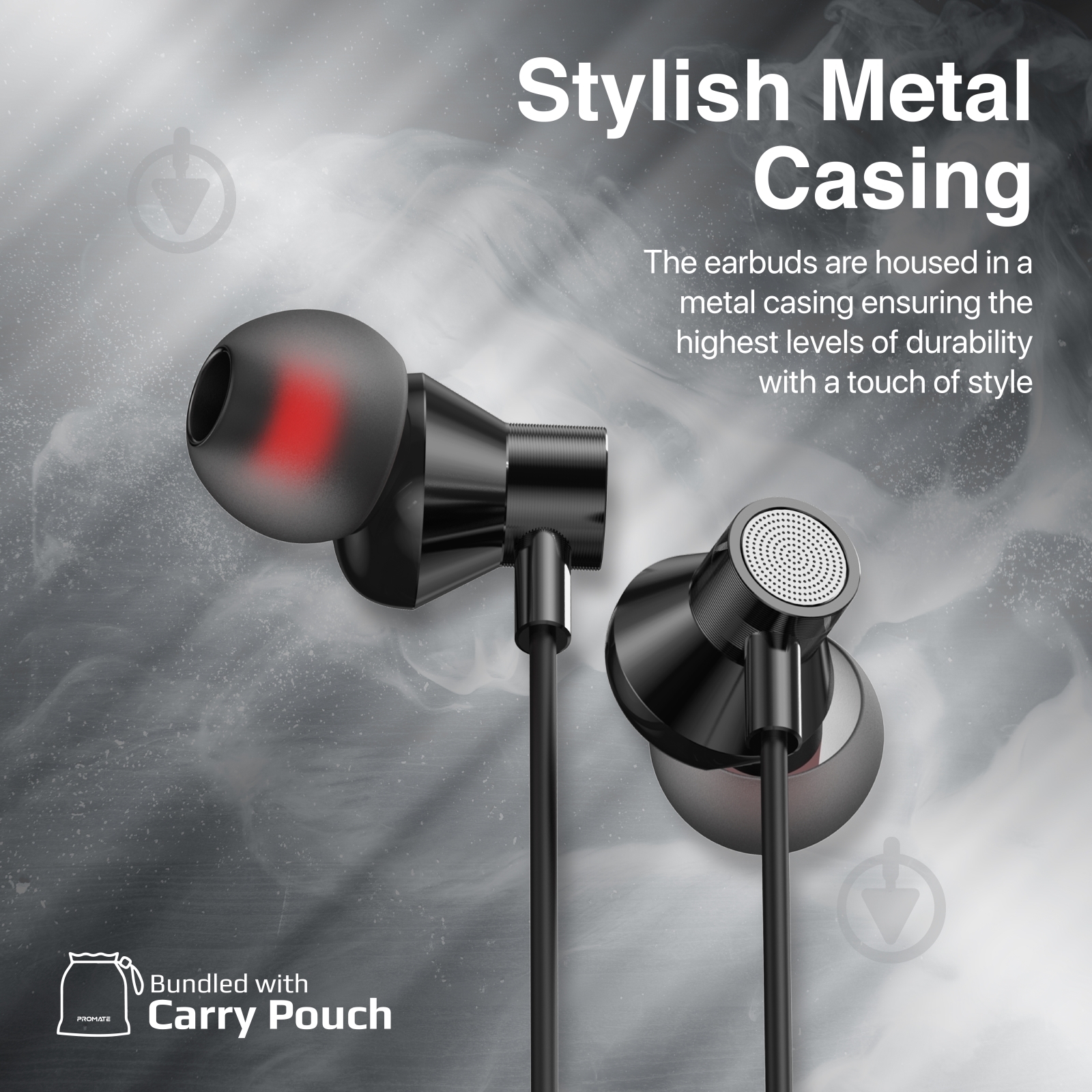 Навушники Promate Silken-C USB-C black (silken-c.black) - фото 7