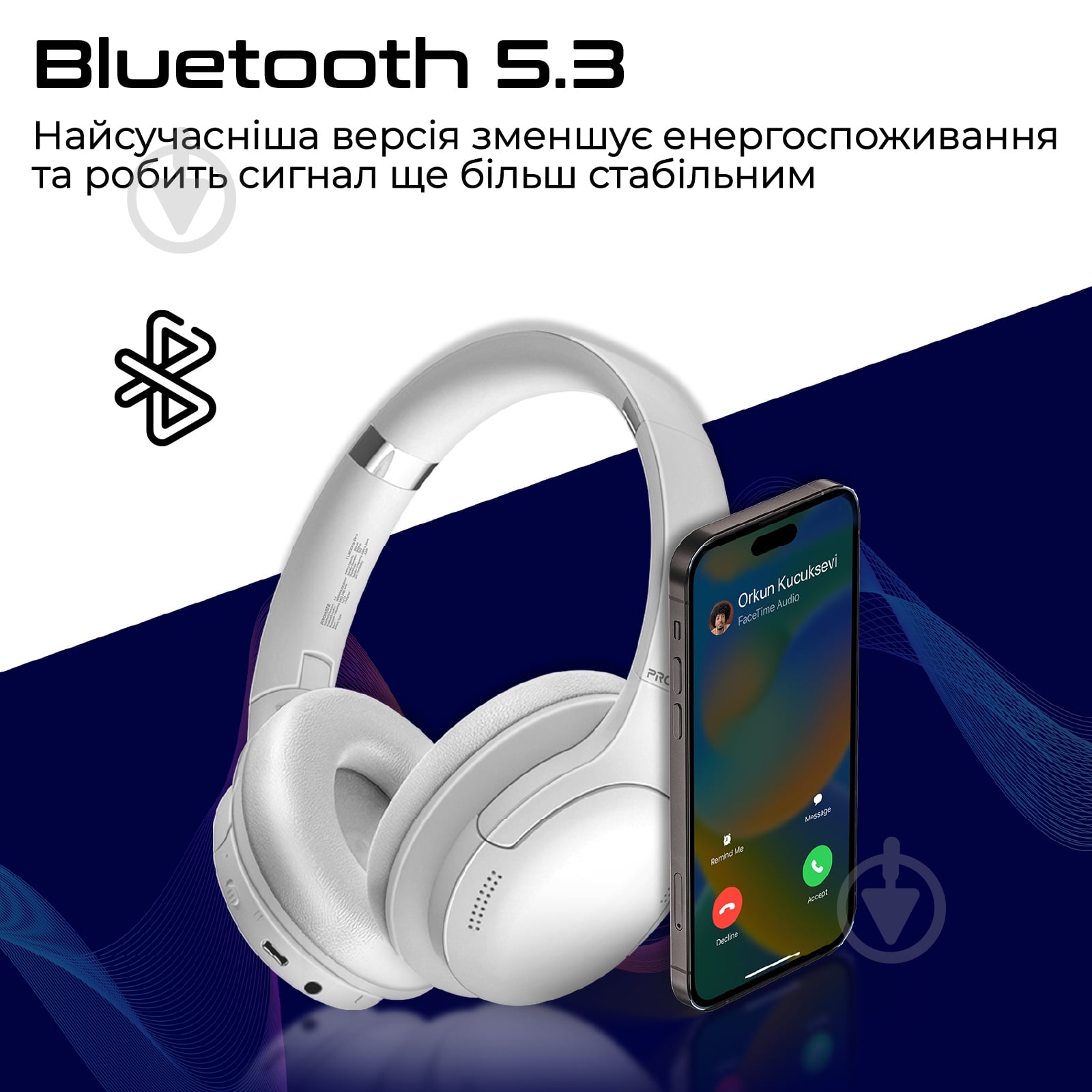 Наушники Promate white (laboca-pro.white) - фото 3