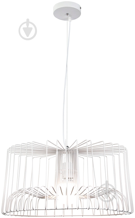 Подвес Victoria Lighting 1x60 Вт E27 белый Morgan/SP1 - фото 1