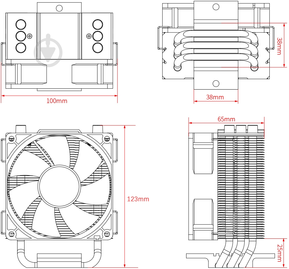 Процессорный кулер ID-Cooling SE-903-XT - фото 8