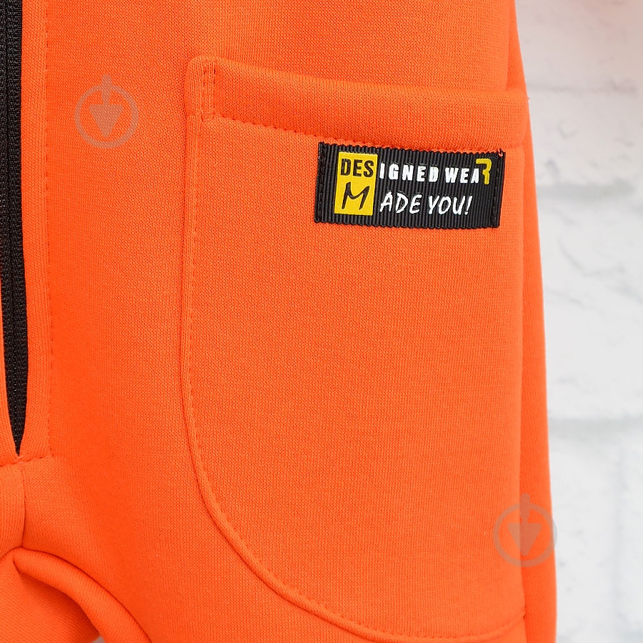 Ромпер-реглан унисекс Blanka р.98-104 оранжевый 110844 - фото 3